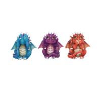 Nemesis Now B3756K8 Trois Dragons de la Sagesse Rouge 8,5 cm