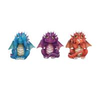 Nemesis Now B3756K8 Trois Dragons de la Sagesse Rouge 8,5 cm