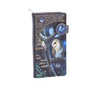 Nemesis Now Porte-monnaie Lisa Parker B4864P9 – Motif fée et hibou, 18,5 cm, noir, taille unique