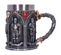 Nemesis Now B5167R0 Vow English Armoured Knight Latin Oath Tankard, Silver, 15.3