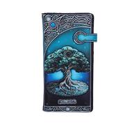 Nemesis Now B5174R0 Porte-Monnaie en polyuréthane Motif Arbre de Vie païen en Relief Vert 18,5 cm