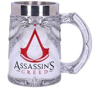 Nemesis Now B5296S0 Chope Assassins Creed sous Licence Officielle en Résine et Acier Inoxydable Blanc [Ancien Modèle]