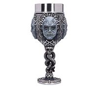 Nemesis Now – Coupe collector Harry Potter Calice Deatheater Mangemort – Résine 19,5 cm Noir/Argenté