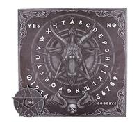 Nemesis Now Baphomet Spirit Board 38,5 cm, Bois, Noir, tête de chèvre sabbatique de Baphomet, Esprit de Baphomet, fabriqué en Bois, Peint à la Main