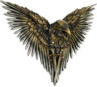 Nemesis Now Blade Raven D1975F6 Plaque murale en polyrésine Bronze 27 cm Taille unique