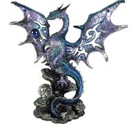 Nemesis Now Figurine Dragon Bleu Protecteur 26 cm