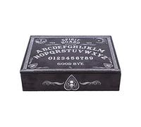 Nemesis Now Boîte de rangement à bijoux en panneau à spiritueux noir et blanc avec miroir, MDF, taille unique