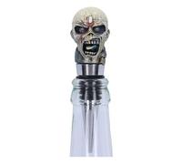 Nemesis Now – Bouchon de bouteille Iron Maiden – Sous licence officielle, argent, 10 cm