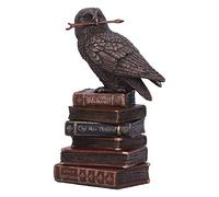 Nemesis Now – Figurine Bronze Spellcraft – Sorcière avec familier chouette sur livre 14 cm