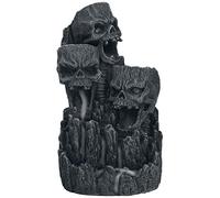 Nemesis Now Brûle-encens Tête de Mort en résine Noir 17,5 cm