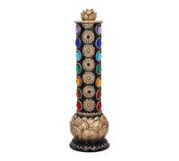 Nemesis Now Brûleur d'encens Chakra Totem, doré, 31 cm
