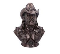 Nemesis Now Buste Lemmy sous Licence Officielle Motorhead, Bronze, 35 cm