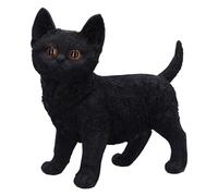 Nemesis Now Charmed Companion Figurine de Chat Noir en résine moulée dans la Meilleure résine Peinte à la Main 20 cm