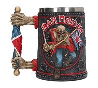 Nemesis Now Chope à Bière Iron Maiden 14 cm B4127M8, Noir/Transparent
