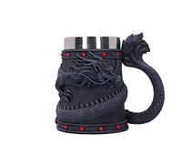 Nemesis Now Chope Dragon Coil Gris 16 cm B5883V2
