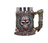 Nemesis Now Chope sous licence officielle Iron Maiden Book of Souls, multicolore, 17,5 cm