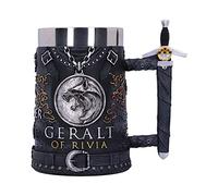 Nemesis Now Chope The Witcher Geralt of Rivia sous licence officielle - Noir - 15,5 cm