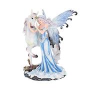 Nemesis Now Comfort Figurine fée et Licorne 21,5 cm (NEM3412)