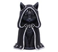 Nemesis Now Cult Cuties Figurine Zefur 10 cm, résine, noire, figurine de Zefur de collection Cult Cuties™, adorable chat effrayant dans une cape, cadeau de chat effrayant, moulé dans la résine la plus