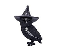 Nemesis Now Cult Cuties Owlocen Grande Figurine de Chouette en résine Noir 30 cm