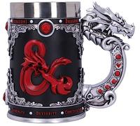 Nemesis Now - Chope D20 Don et Dragons - Jeu de rôle fantasy - Noir 15,5 cm