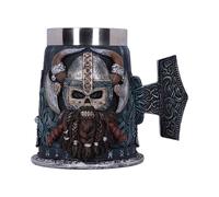 Nemesis Now Danegeld Tankard Mug 18cm Black 1 Count (Pack of 1) Grey