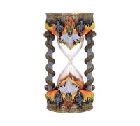 Nemesis Now Dark Souls Gwyn Sablier - Produit sous licence officielle Dark Souls pour les fans, design sur le thème du feu avec piliers serpents enroulés, résine peinte à la main