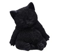 Nemesis Now Daydream Figurine de Chat Noir en résine moulée dans la Meilleure résine Peinte à la Main 13 cm