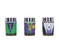 Nemesis Now DC Batman Supervillain Lot de 3 mini tasses à shot en résine 8,5 cm Produit officiel DC moulé dans la résine la plus fine peinte à la main