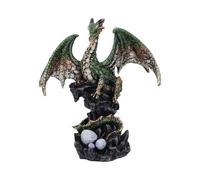 Nemesis Now Den Defender Figurine dragon peinte à la main Vert