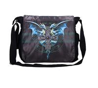 Nemesis Now Dragon Duo Anne Stokes Sac bandoulière en PU et toile Noir 40 cm