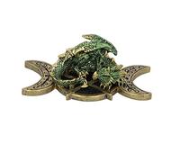 Nemesis Now Dragon Gardien Triple Lune doré, 13,2 cm