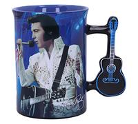Nemesis Now Elvis The King of Rock and Roll Mug Bleu, 473,6 g, 1 pièce