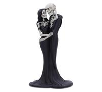 Nemesis Now Eternal Embrace Figurine de Squelette en résine Peinte à la Main Noir et Blanc 24 cm