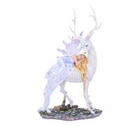 Nemesis Now Evelyn Fée endormie sur cerf en résine, coulée dans la Meilleure résine, Peinte à la Main