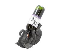 Nemesis Now EXA80004 Guzzlers Porte-Bouteille de vin en Forme d'éléphant Gris 21 cm