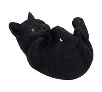 Nemesis Now Familiar Helper Figurine de Chat Noir en résine moulée dans la Meilleure résine Peinte à la Main 12,5 cm