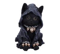 Nemesis Now Feline Figurine de Chat Faucheuse masquée en polyrésine Noir 16 cm