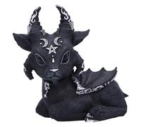 Nemesis Now Figurine Baal de 9 cm, en résine, Chauve-Souris de Baal à Collectionner, Adorable chèvre Occulte, Cadeau de chèvre Effrayant, coulée dans la Meilleure résine, Peinte à la Main