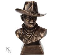 Nemesis Now Figurine Buste John Wayne Bronze 18 cm Résine Taille Unique
