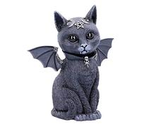 Nemesis Now Figurine Chat Malpuss Ailé Noir 24cm