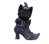 Nemesis Now Figurine de collection Chat familier espiègle Noir 18,5 cm