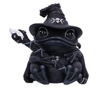 Nemesis Now Figurine Cult Cuties Asmoadeus 10 cm, résine, noire, figurine Asmoadeus de collection, grenouille occulte effrayante, cadeau effrayant grenouille, coulée dans la meilleure résine, peinte à