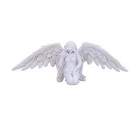 Nemesis Now Figurine Ange capé agenouillé Blanc 38 cm