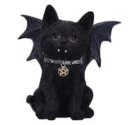 Nemesis Now Figurine de Chat Chauve-Souris Noire 16 cm, Vampuss, Cadeau de Sorcière, Décoration d'Halloween, Moulée en Résine