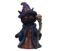 Nemesis Now Figurine de Chat Noir en résine de 14 cm - Figurine de Chat Noir - Cadeau de Collection - Moulé dans la Meilleure résine - Peint à la Main