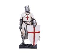 Nemesis Now Figurine de chevalier templier médiéval en résine peinte à la main - Support
