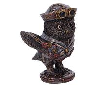 Nemesis Now Figurine de Chouette Steampunk Come Fly with Me Bronze 11 cm