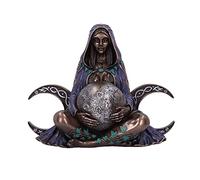 Nemesis Now Figurine de déesse triple lune, bronze, 36 cm, design magnifiquement sculpté, ornement triple déesse de la lune, article cadeau Wiccan, moulé dans la résine la plus fine, habilement peinte