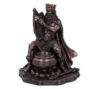 Nemesis Now Figurine de divinité Celtique Dagda Roi de Tuatha De Danann Bronze 18,5 cm